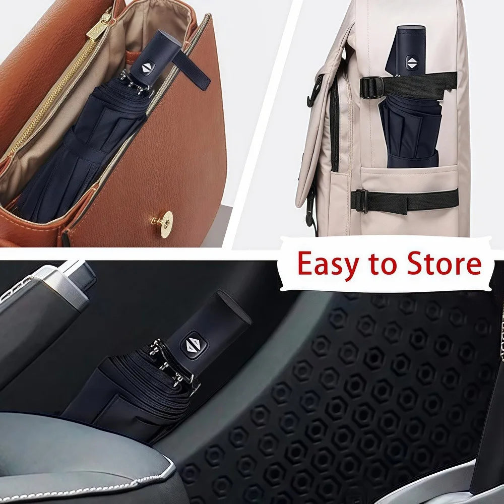 The Portable Automatic Umbrella Is Sturdy and Durable, Suitable for Various Weather Conditions Zwq